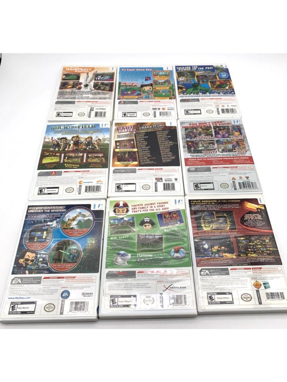 9 Nintendo Wii Game Lot Game Party 3 Marvel Super Hero Squad Family Fun Football - Picture 4 of 5
